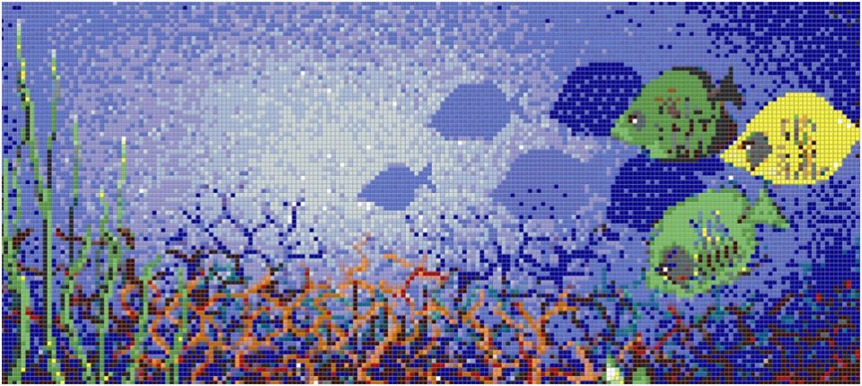 Mosaic Tile Aquarium