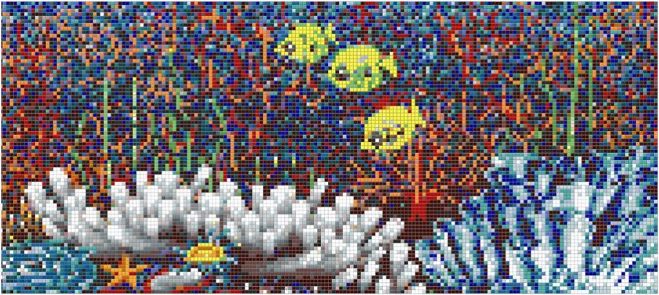 Mosaic Tile Aquarium Photo