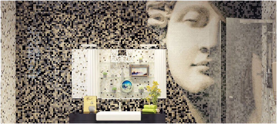 Mosaic Tile Blend Mural