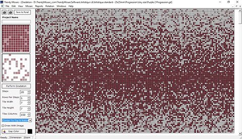 Mosaic SC Gradation Sample